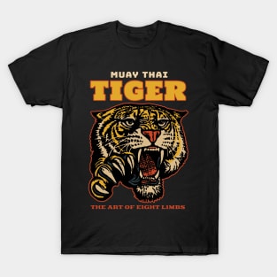 Muay Thai Tiger The Art of Eight Limbs T-Shirt